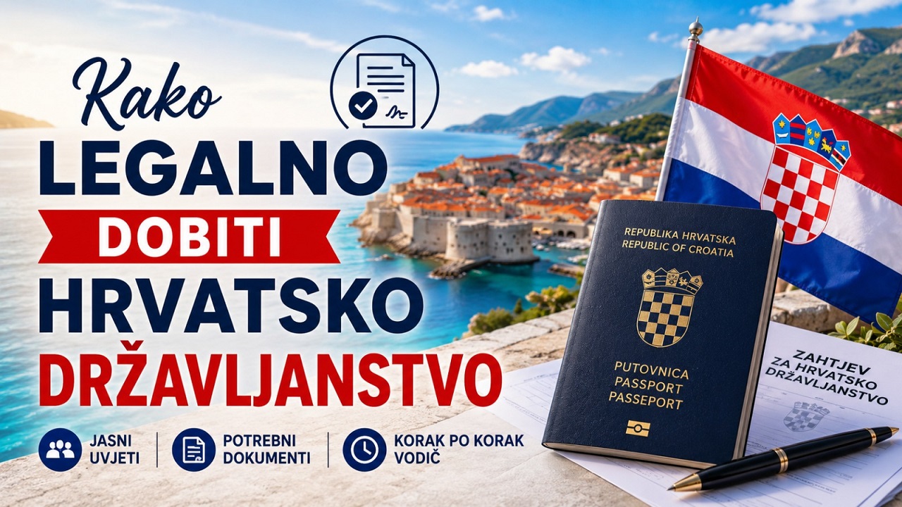 Kako legalno dobiti hrvatsko državljanstvo (2026) Potpuni vodič