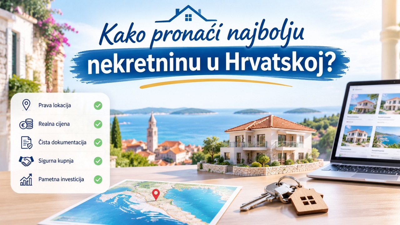 Kako pronaći najbolju nekretninu u Hrvatskoj? Vodič za pametnu kupnju