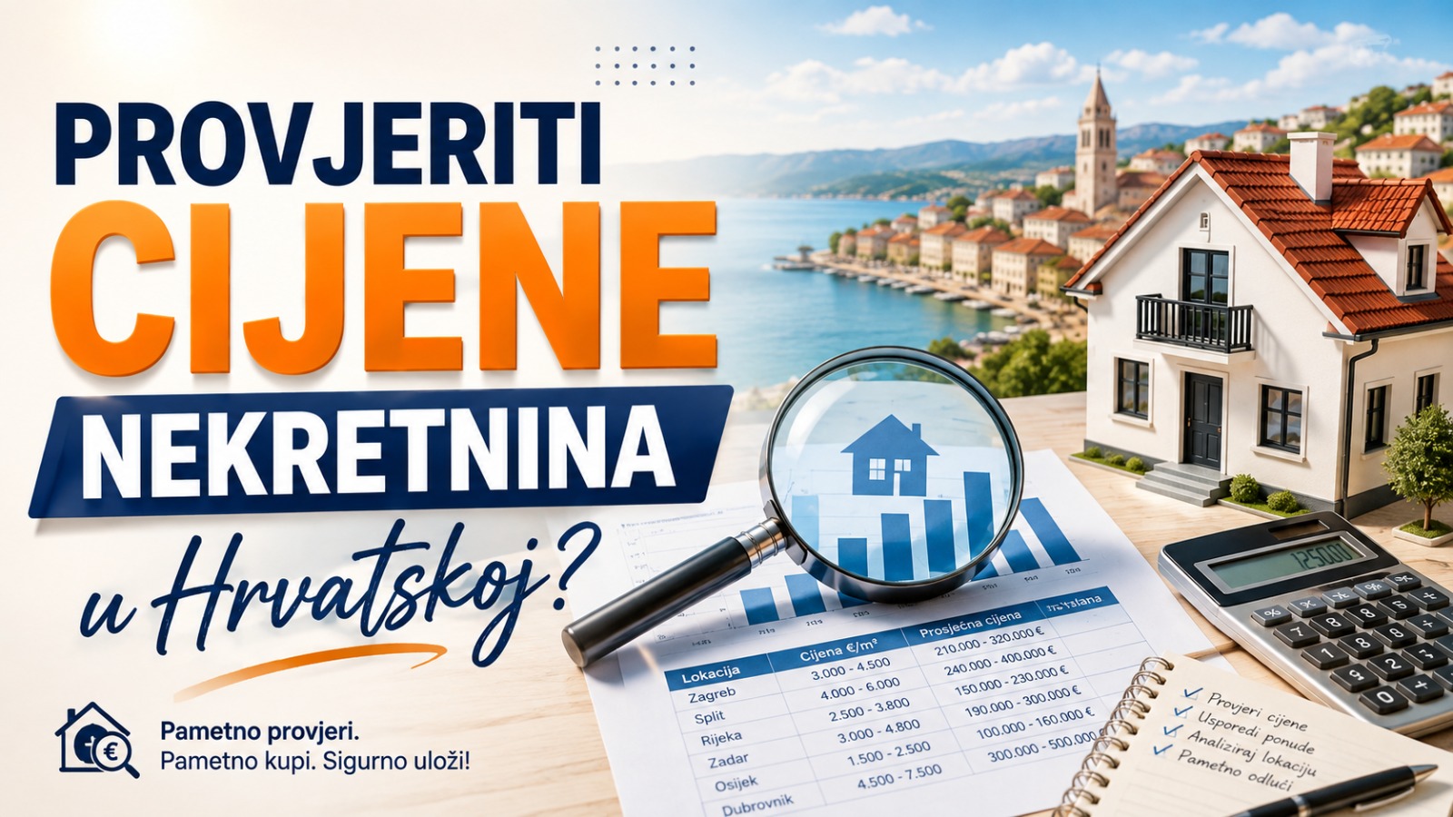 Kako provjeriti cijene nekretnina u Hrvatskoj? Potpuni vodič za pametnu kupnju