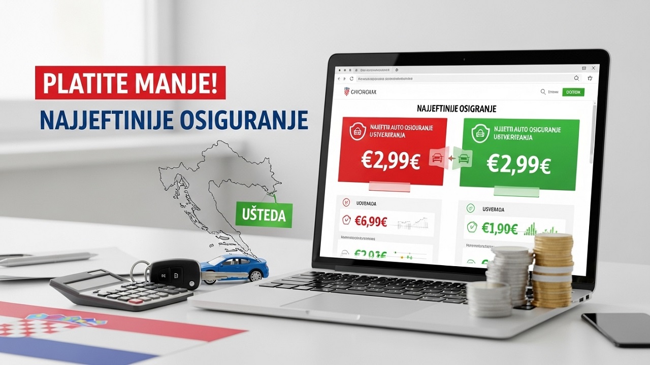 Najjeftinije auto osiguranje u Hrvatskoj – Kako platiti manje u 2026?