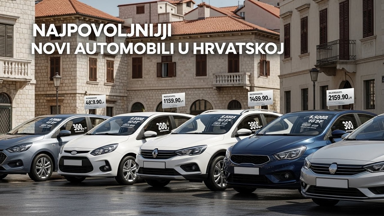 Najpovoljniji Novi Automobili u Hrvatskoj 2026 – Top Izbori