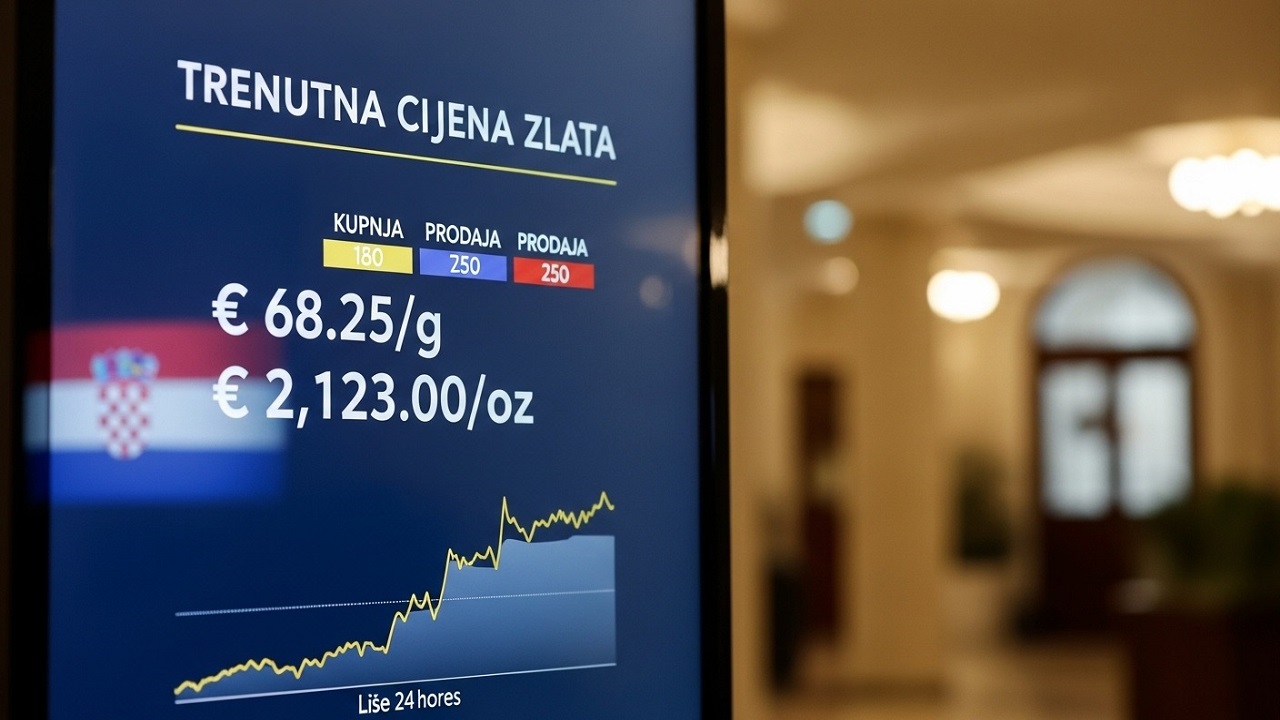 Trenutna Cijena Zlata u Hrvatskoj (8. travnja 2026): Što Utječe na Cijene i Kako Ulagati?